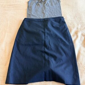 LOFT Black Pencil Skirt